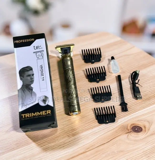 Rechargeable Power Vintage T9 Hair Clipper Shaving Machine