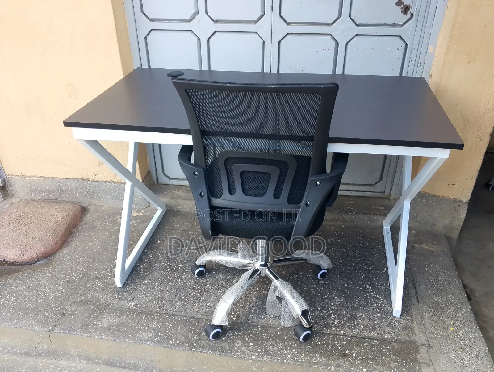 X Design Executive Office Table and a Chair
