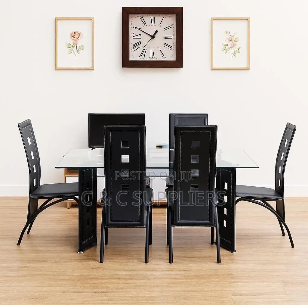 Dining Table + 6 Chairs(Dining Set)