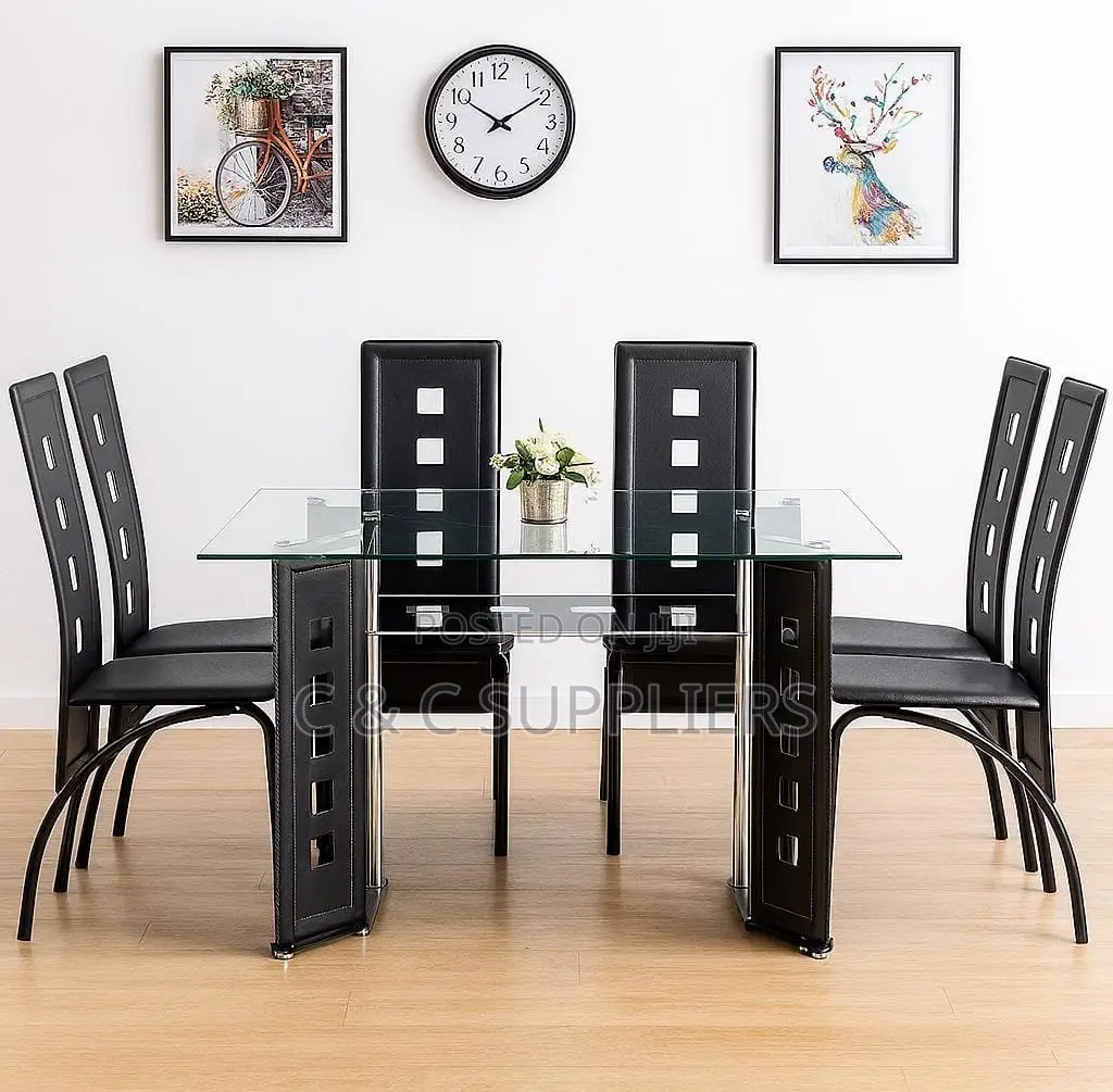 Dining Table + 6 Chairs(Dining Set)