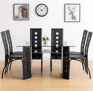 Dining Table + 6 Chairs(Dining Set)