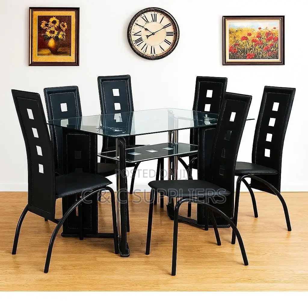 Dining Table + 6 Chairs(Dining Set)