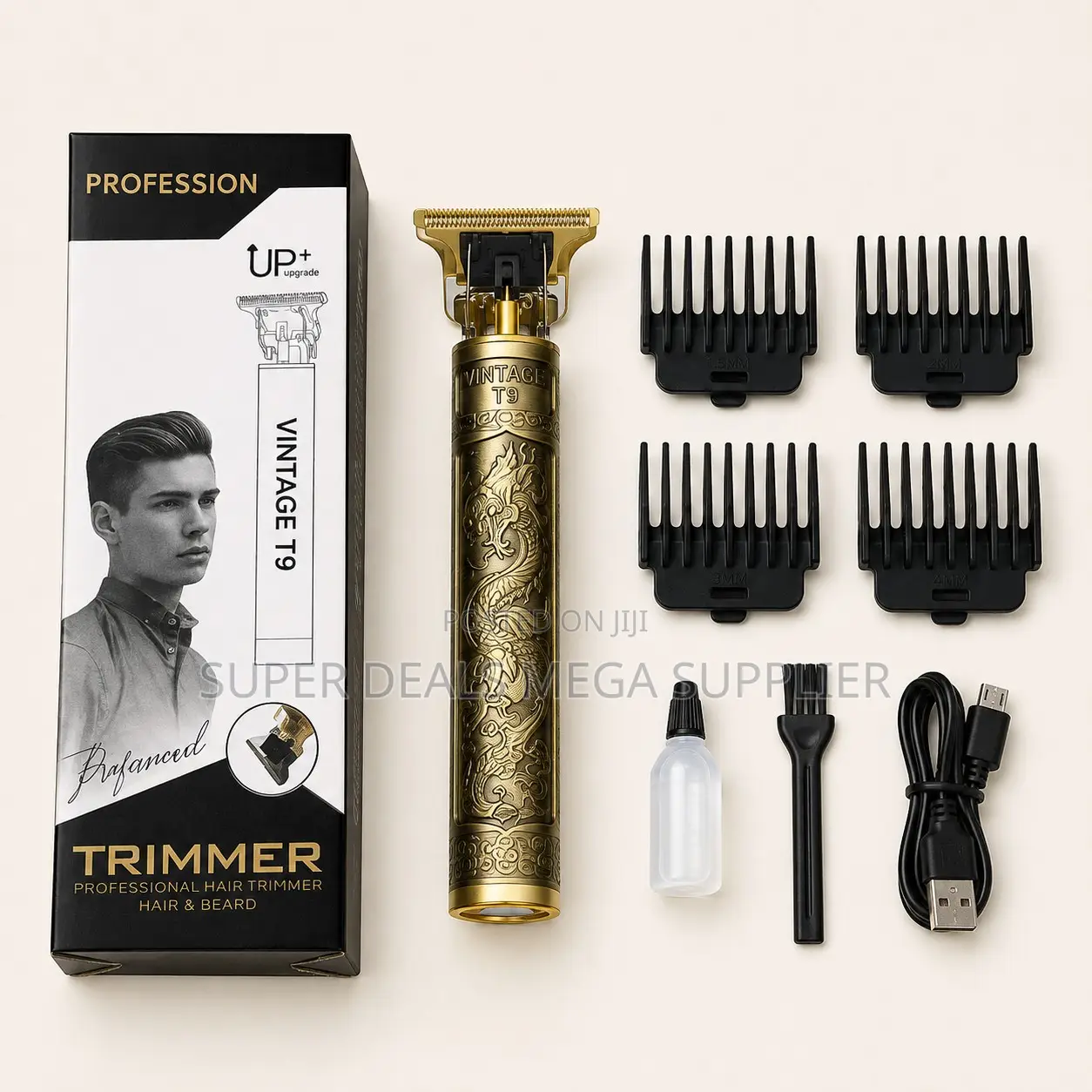 Easy Beard Trimming Vintage T9 Hair Clipper Shaving Machine