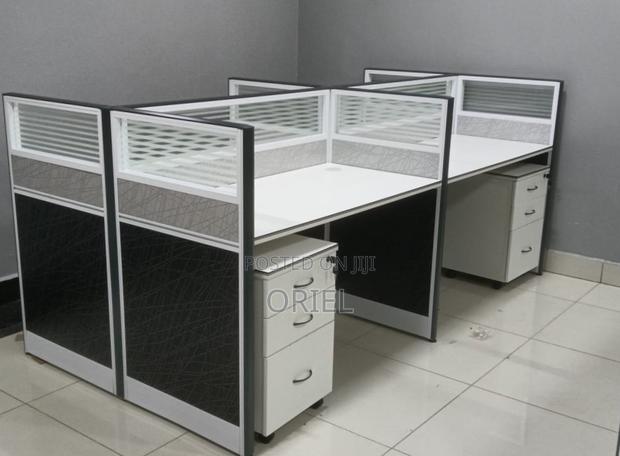Office Workstation : 4-Person Modular Workstation - thumbnail 5