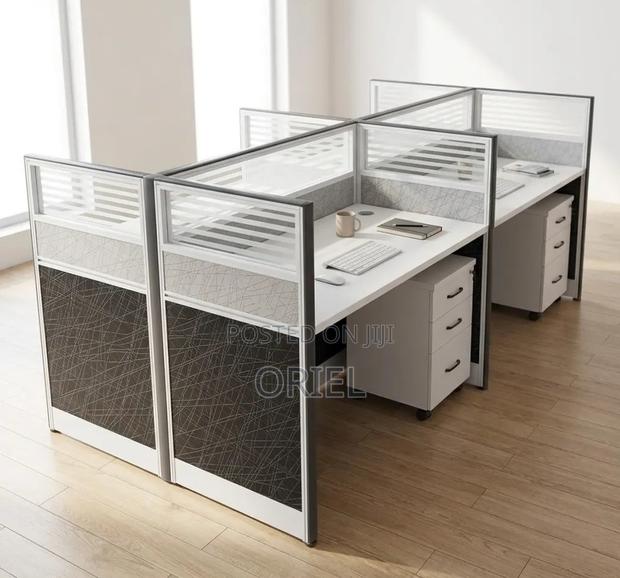 Office Workstation : 4-Person Modular Workstation - thumbnail 8