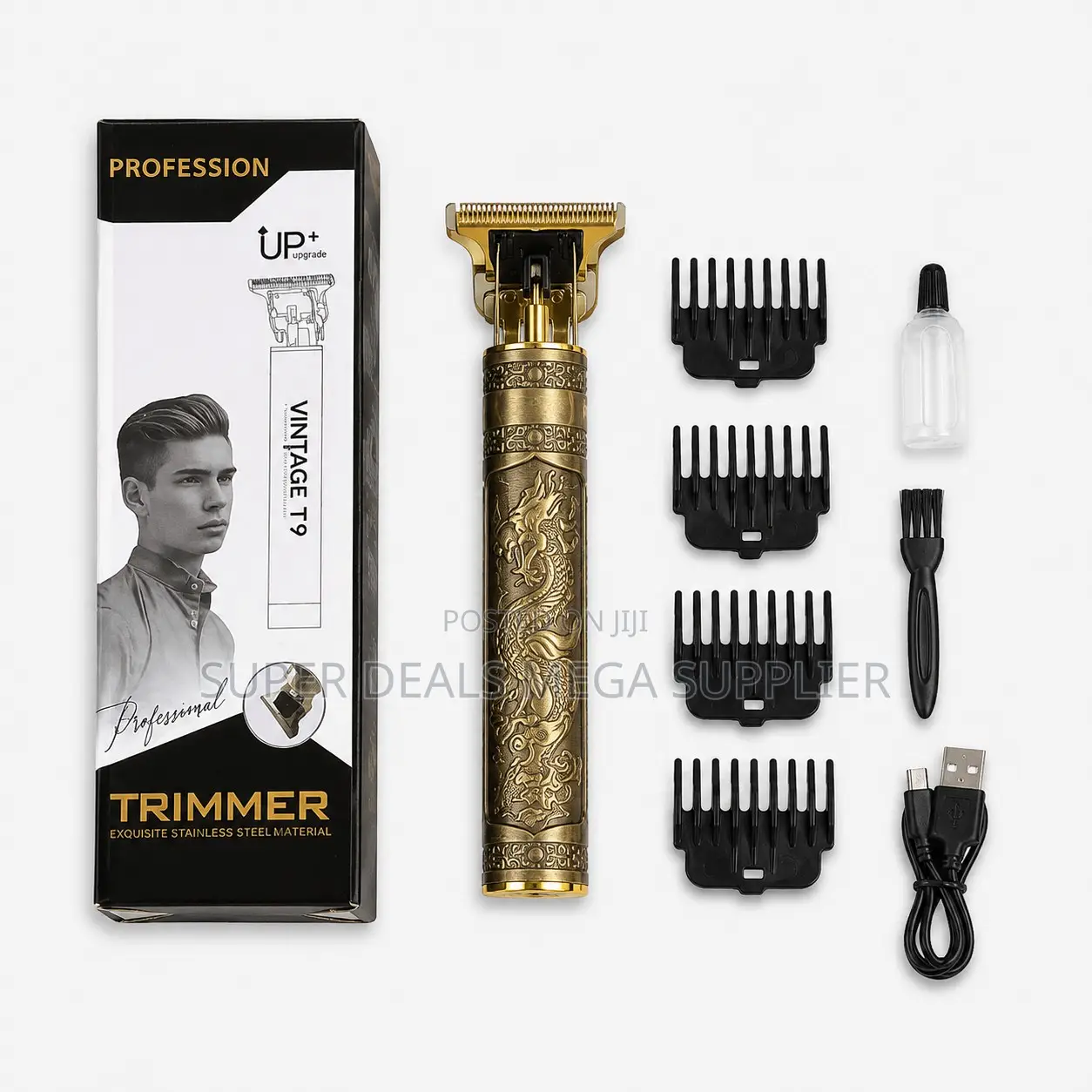 Smooth Beard Shaving Vintage T9 Hair Clipper Shaving Machine