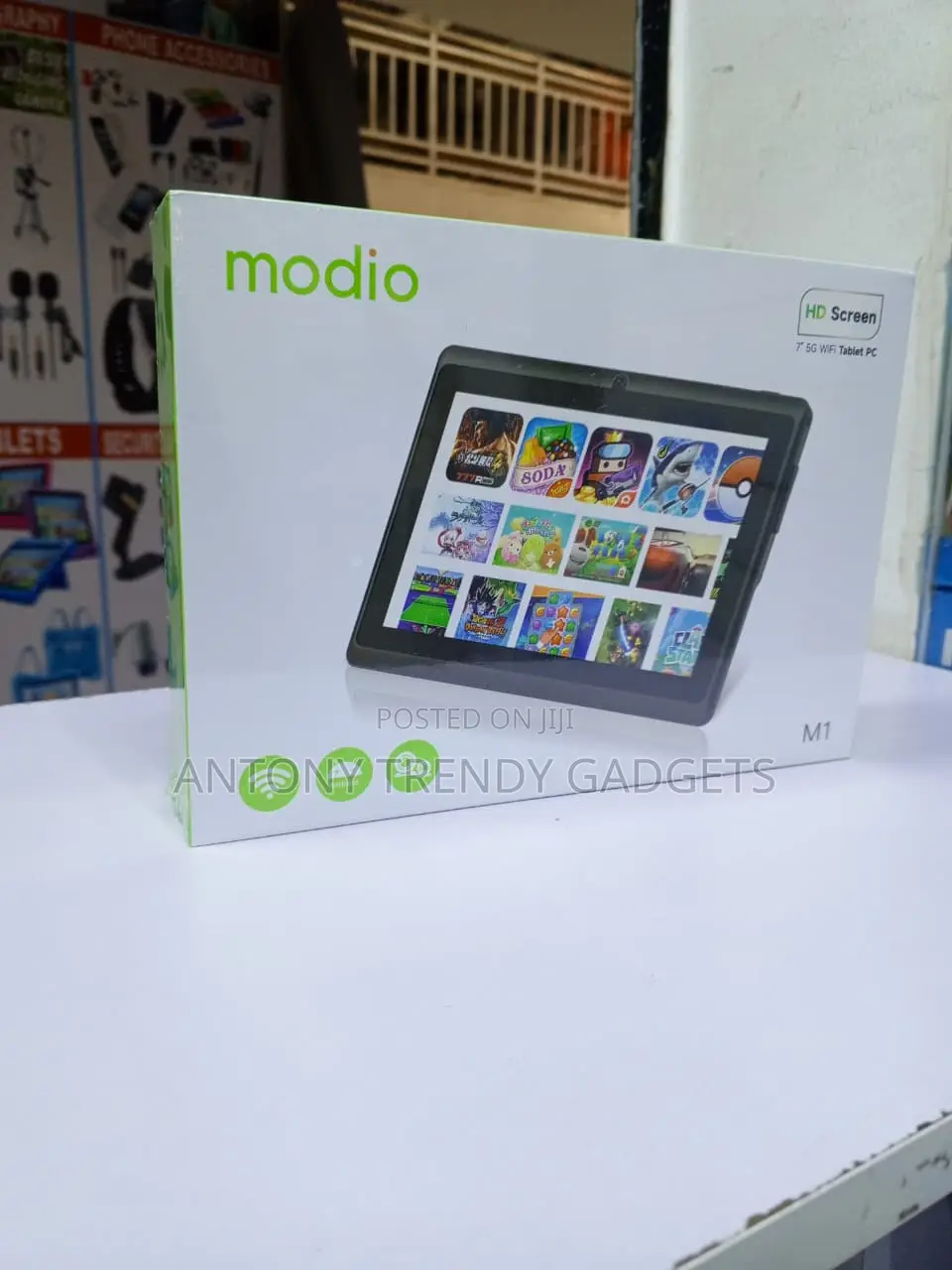 Modio M1 7" Kids Android Tablet 4GB RAM 128GB Storage 5G WiFi