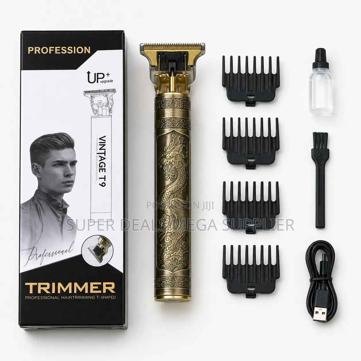 Smooth Cutting Action Vintage T9 Hair Clipper Shaving Machine
