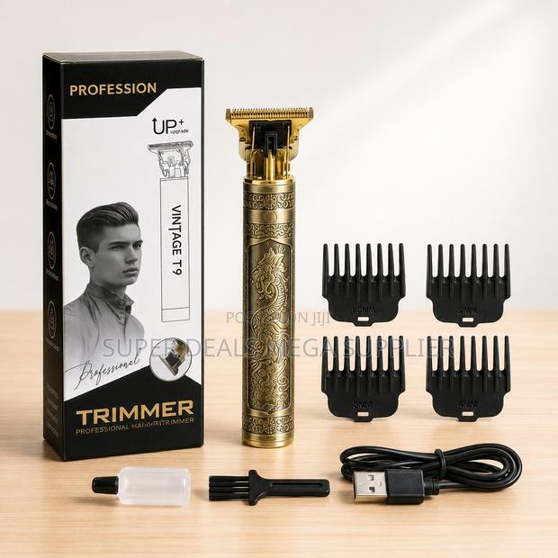 Comfortable Hair Cutting Vintage T9 Hair Clipper Shaving Machine