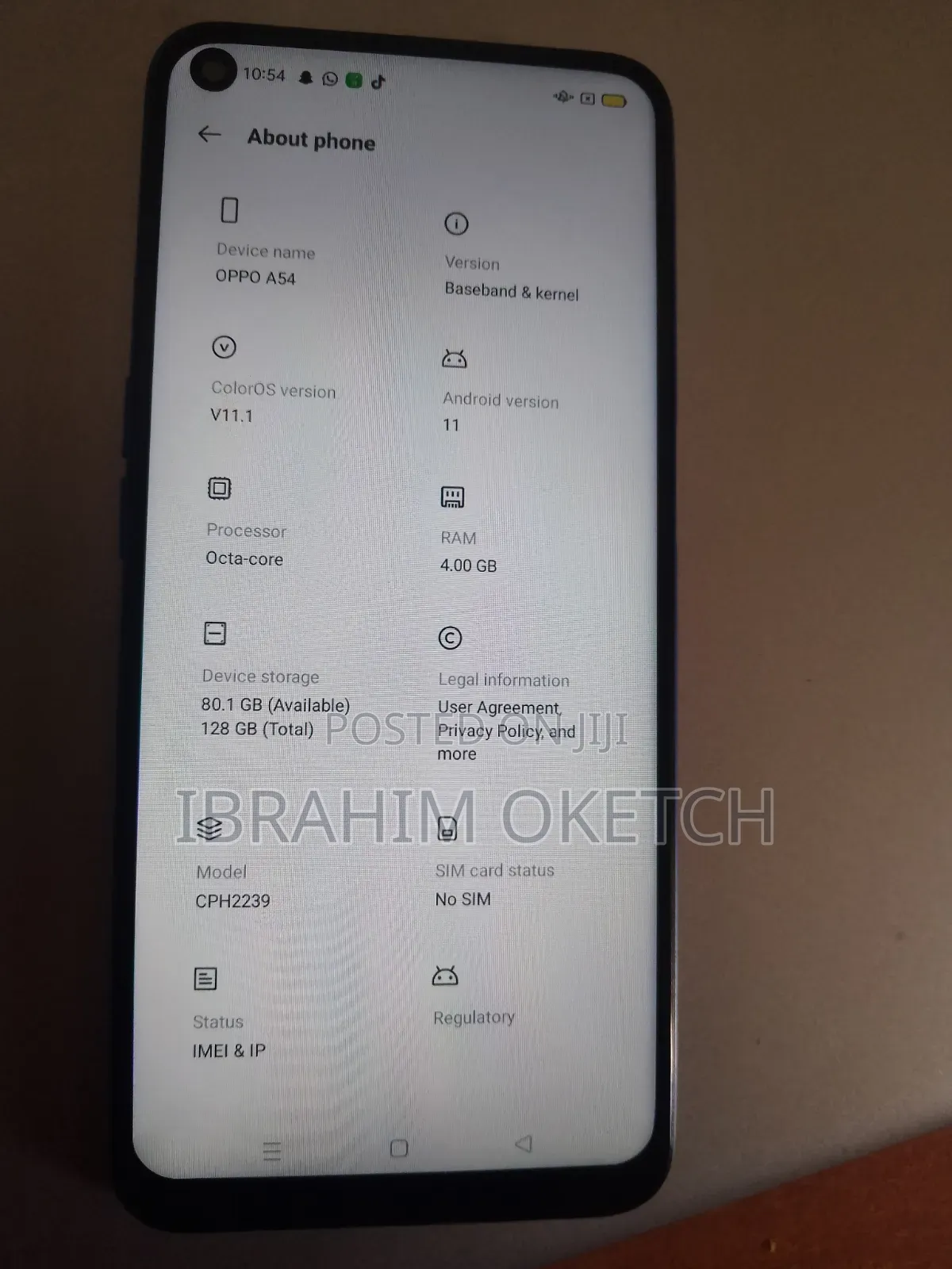 Oppo A54 128 GB Blue
