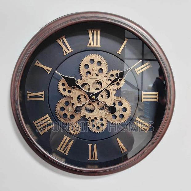 16" Modern ⚙ Gears Wall Clock