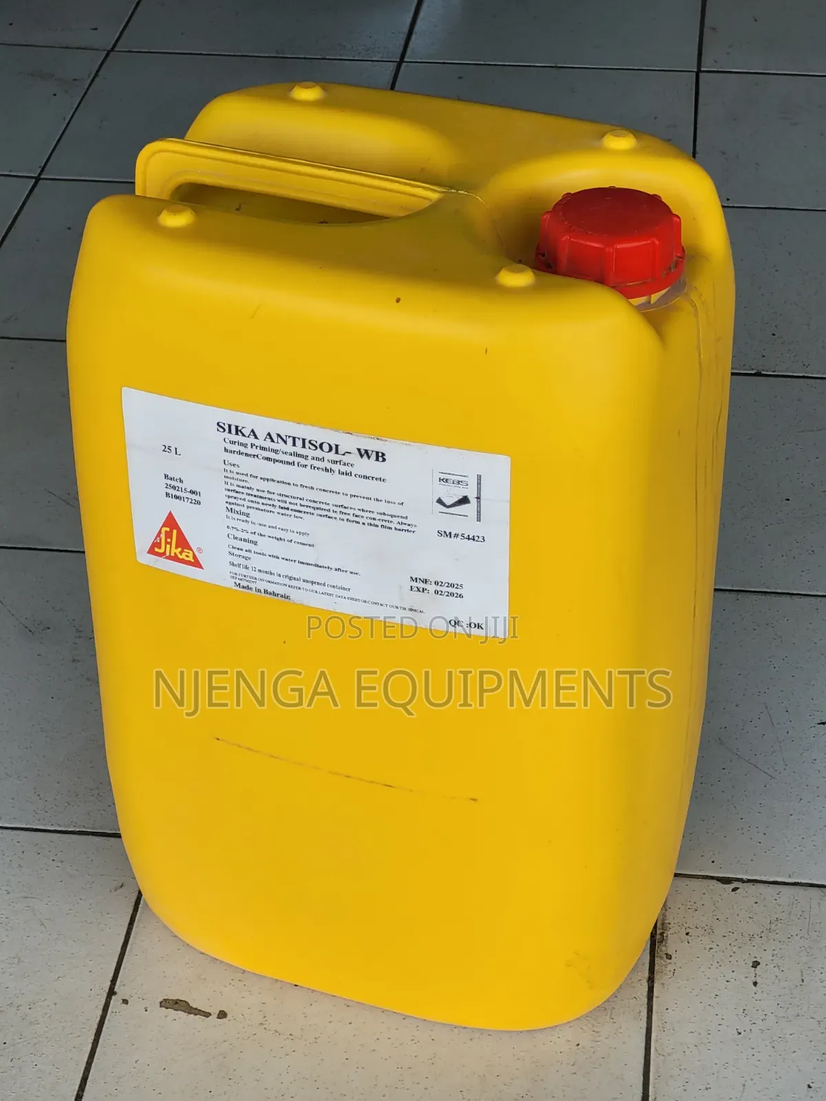 Sika Antisol WB 25L Concrete Curing Agent