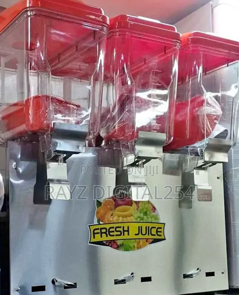 3 Column Juice Dispenser/Juice Display