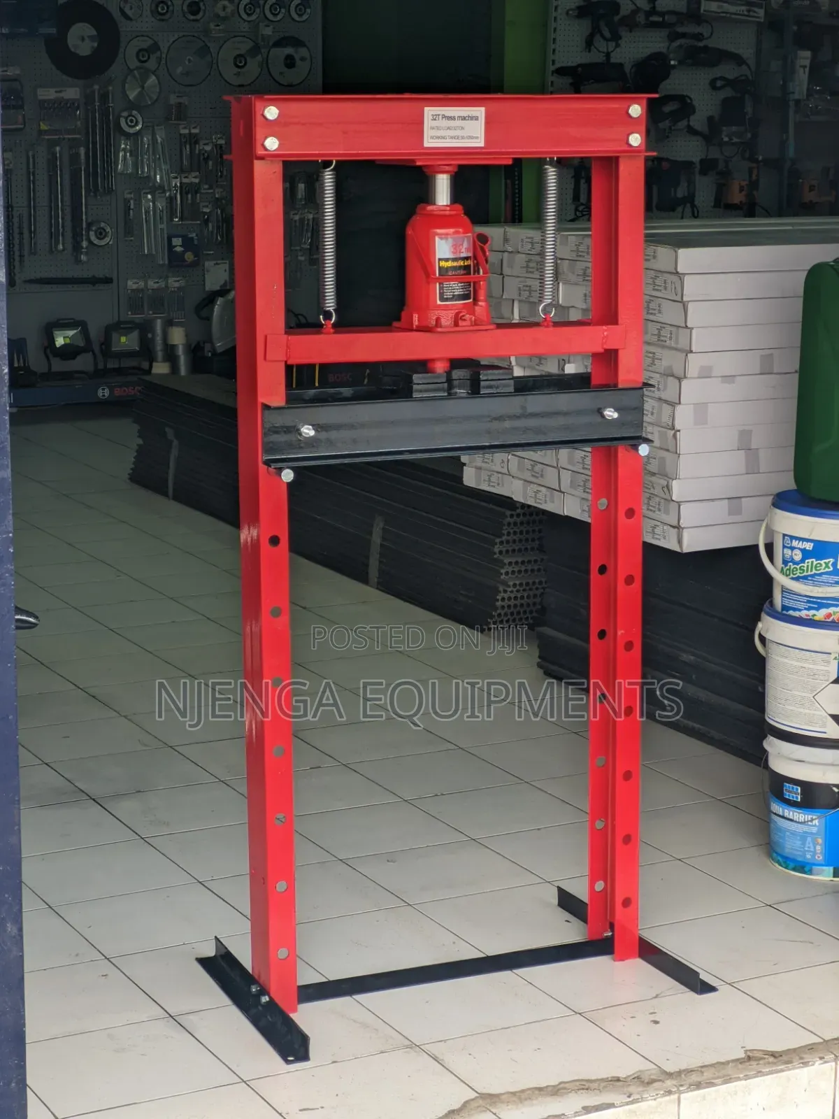 32-Ton Heavy-Duty Hydraulic Shop Press
