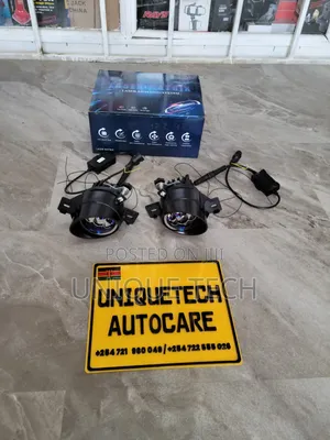 3 Inch Bi LED Fog Projectors 3 Laser 3 Color, Toyota Bracket