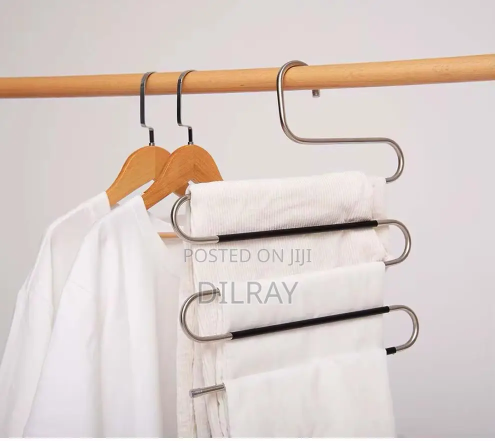 S-Shape Multi-Layer Antislip Jeans Hanger