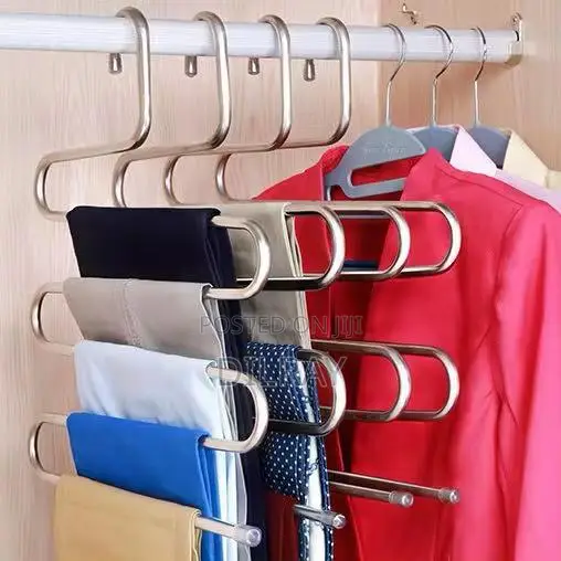 S-Shape Multi-Layer Antislip Jeans Hanger