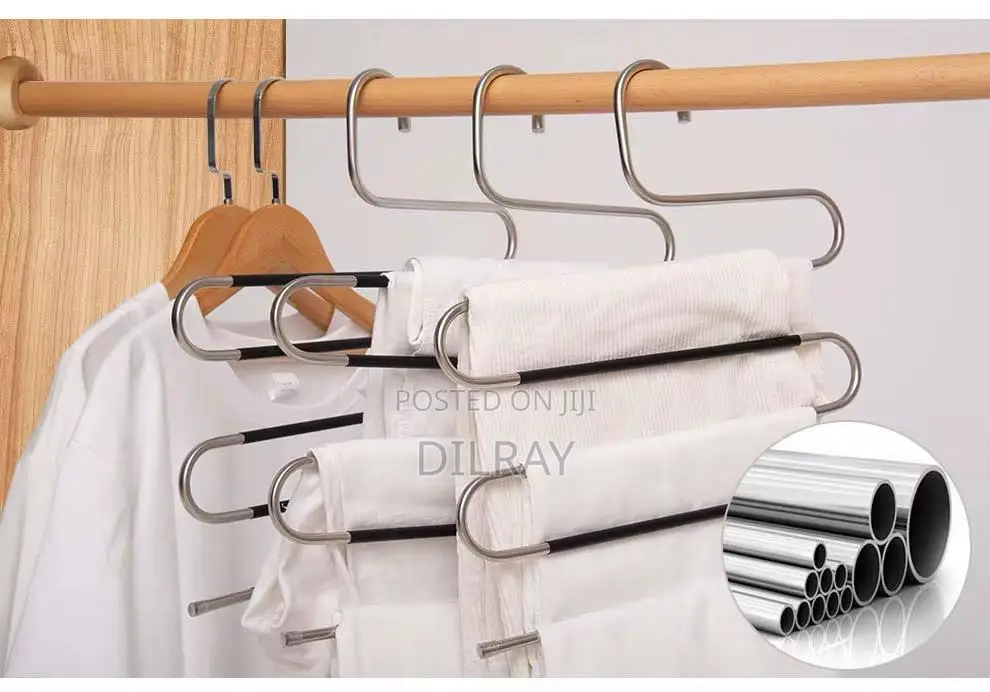 S-Shape Multi-Layer Antislip Jeans Hanger
