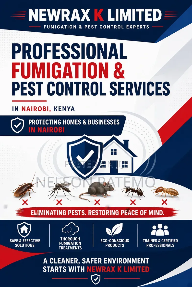 Cockroach Fumigation in Nairobi, Bedbugs Fumigation Near Me