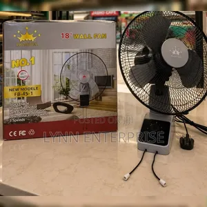 Prandtex 18 Inches Wall Fan 
With Remote