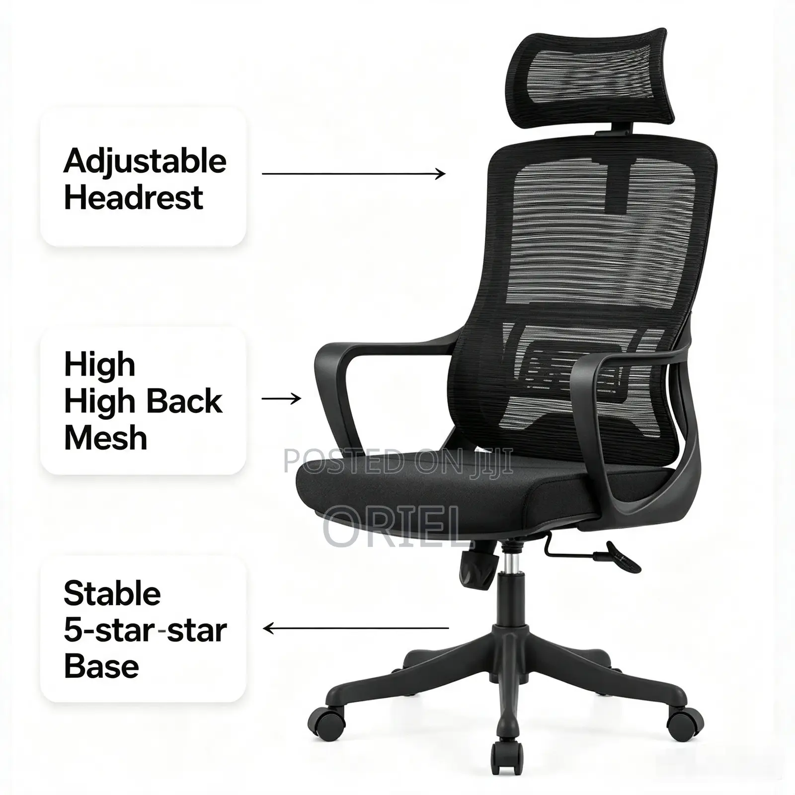 Office Chair : High-Back Workstation Chair