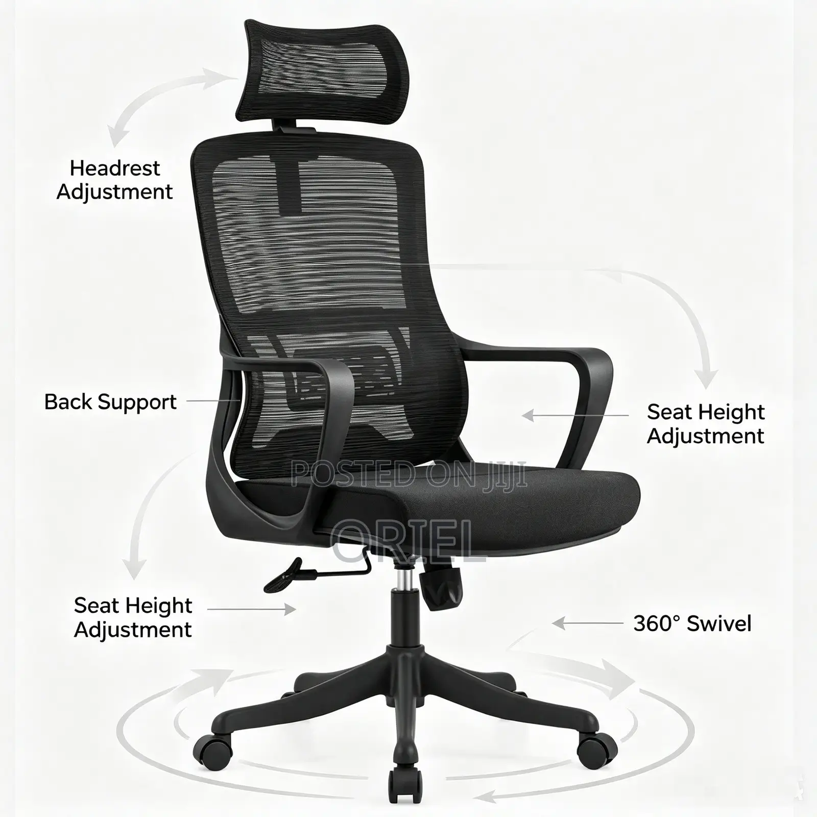Office Chair : High-Back Workstation Chair