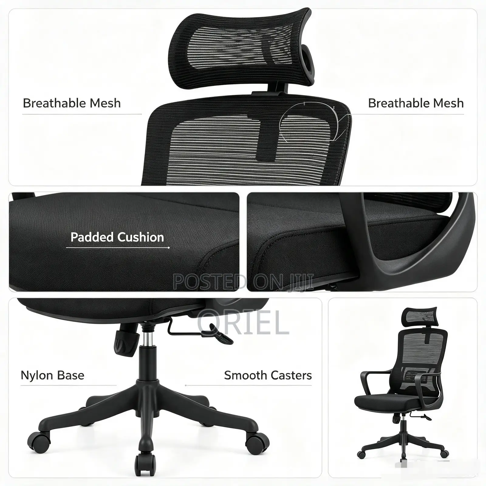 Office Chair : High-Back Workstation Chair