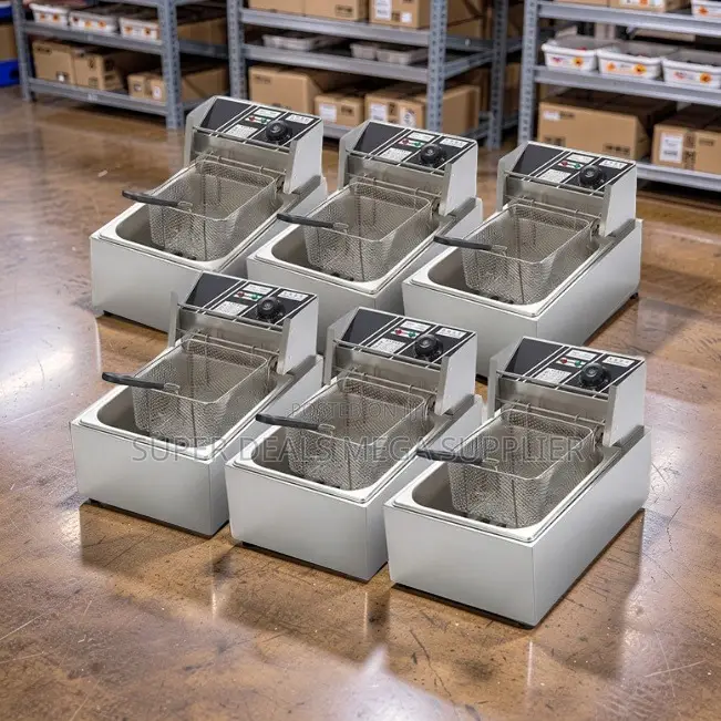 Factory Prices Quick Frying 4l/6l/10l Electric Single Tank Deep Fryers