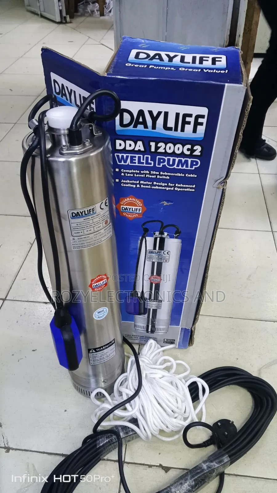 Dda 1200c Submassible Deep Well With Float Switch