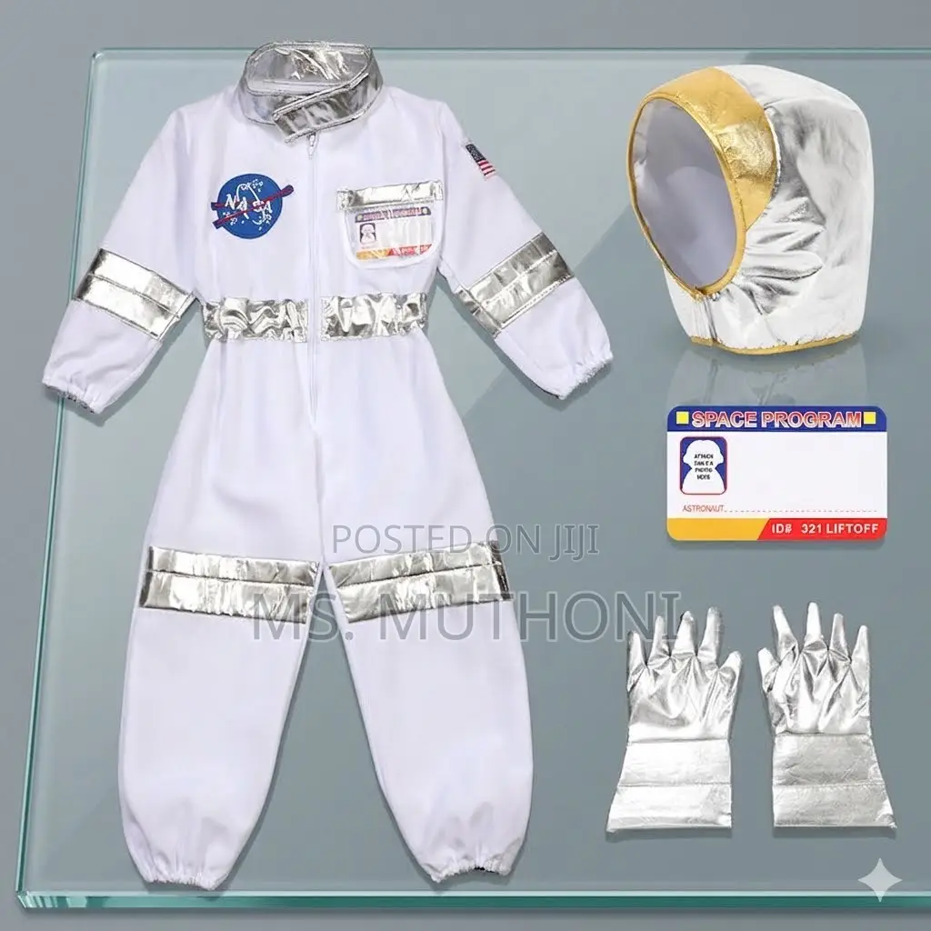 Kids (3-12 Yrs )Space Suit Jumpsuit for Career Day & Cosplay