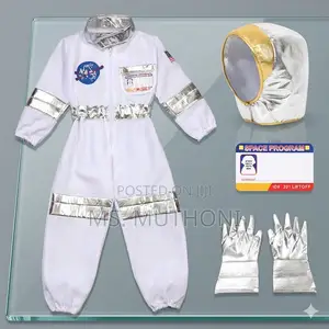 Kids (3-12 Yrs )Space Suit Jumpsuit for Career Day & Cosplay