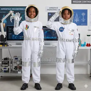 Kids (3-12 Yrs )Space Suit Jumpsuit for Career Day & Cosplay