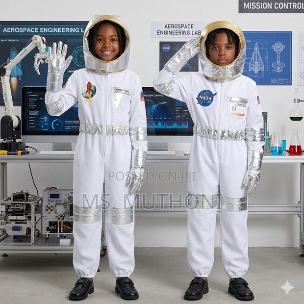 Kids (3-12 Yrs )Space Suit Jumpsuit for Career Day & Cosplay