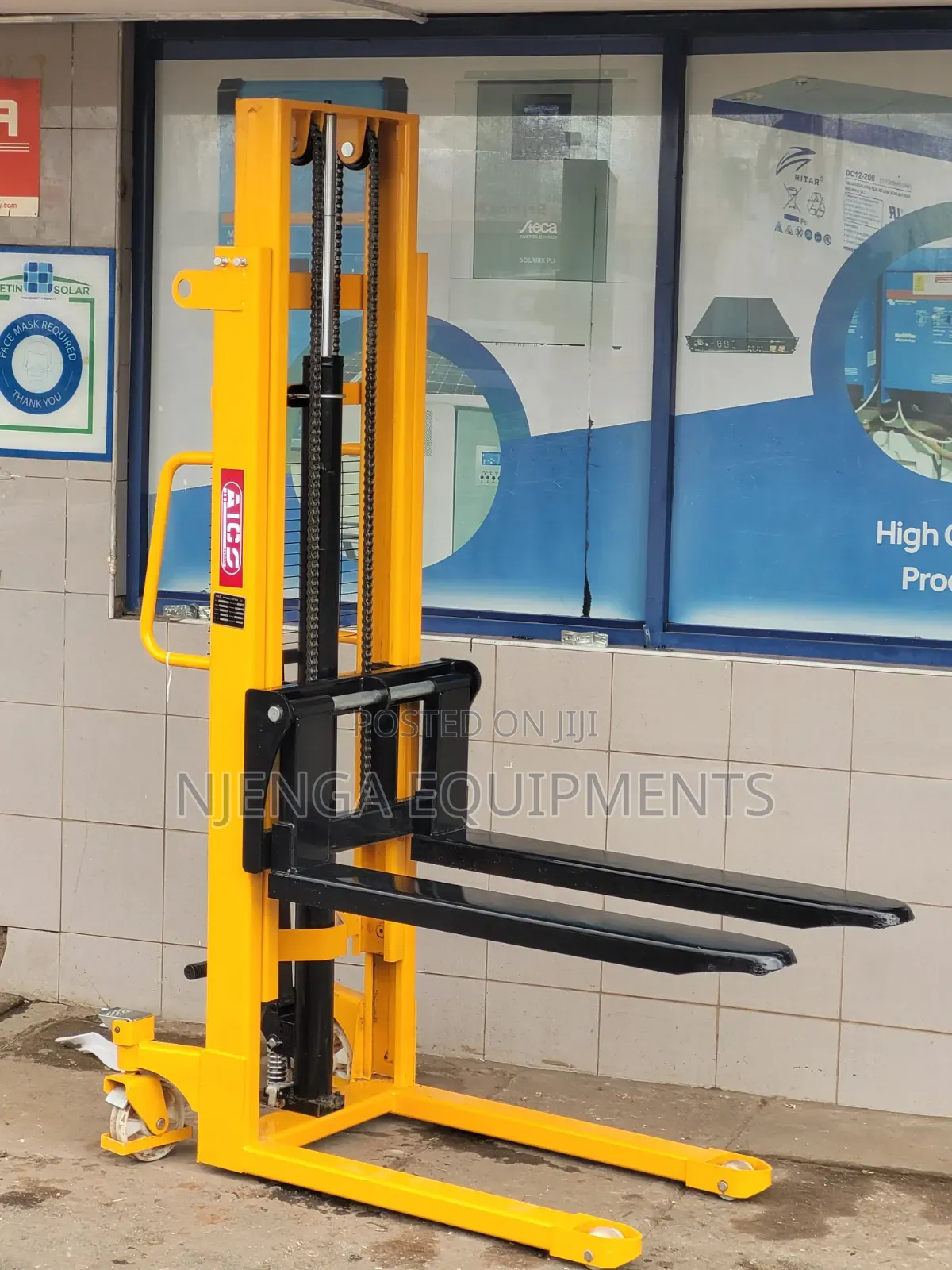 Aico 1.5 Ton Hydraulic Pallet Stacker