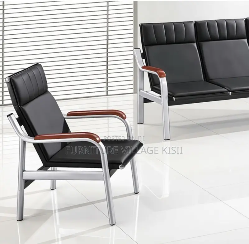 Office Sofa; 5-Seater Executive Leather Sofa Set