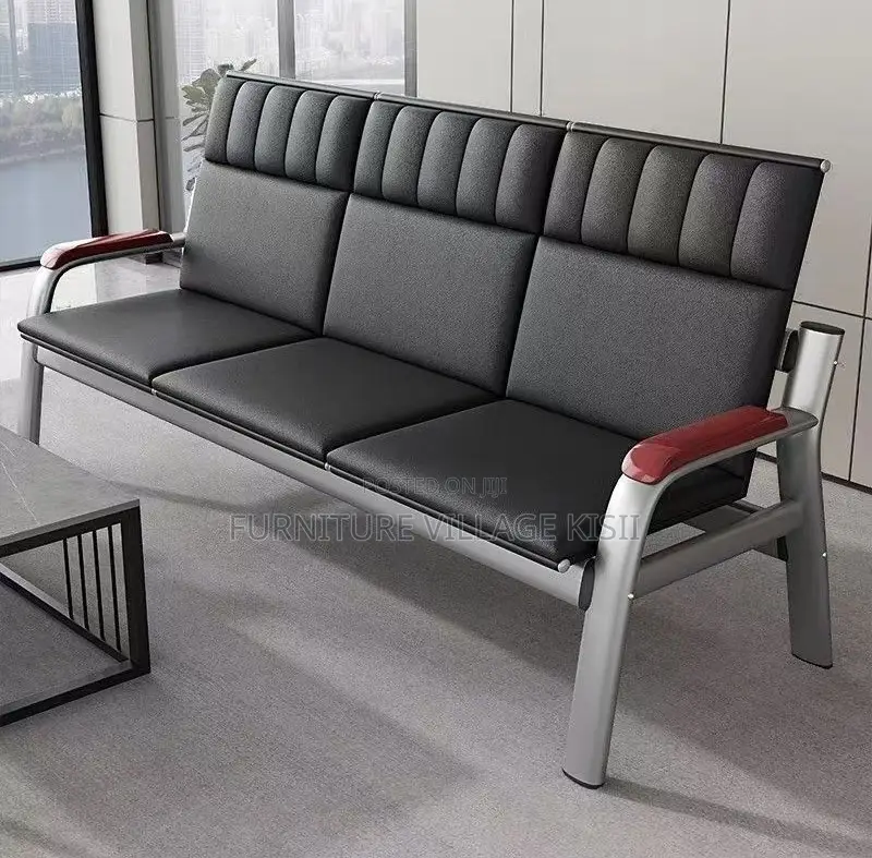 Office Sofa; 5-Seater Executive Leather Sofa Set