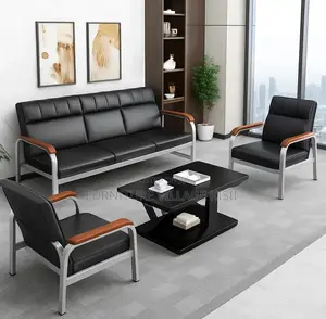 Office Sofa; 5-Seater Executive Leather Sofa Set