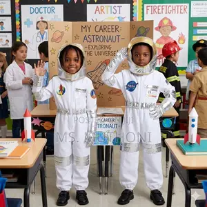 Unisex Astronaut Career Costume for Ages 3-12