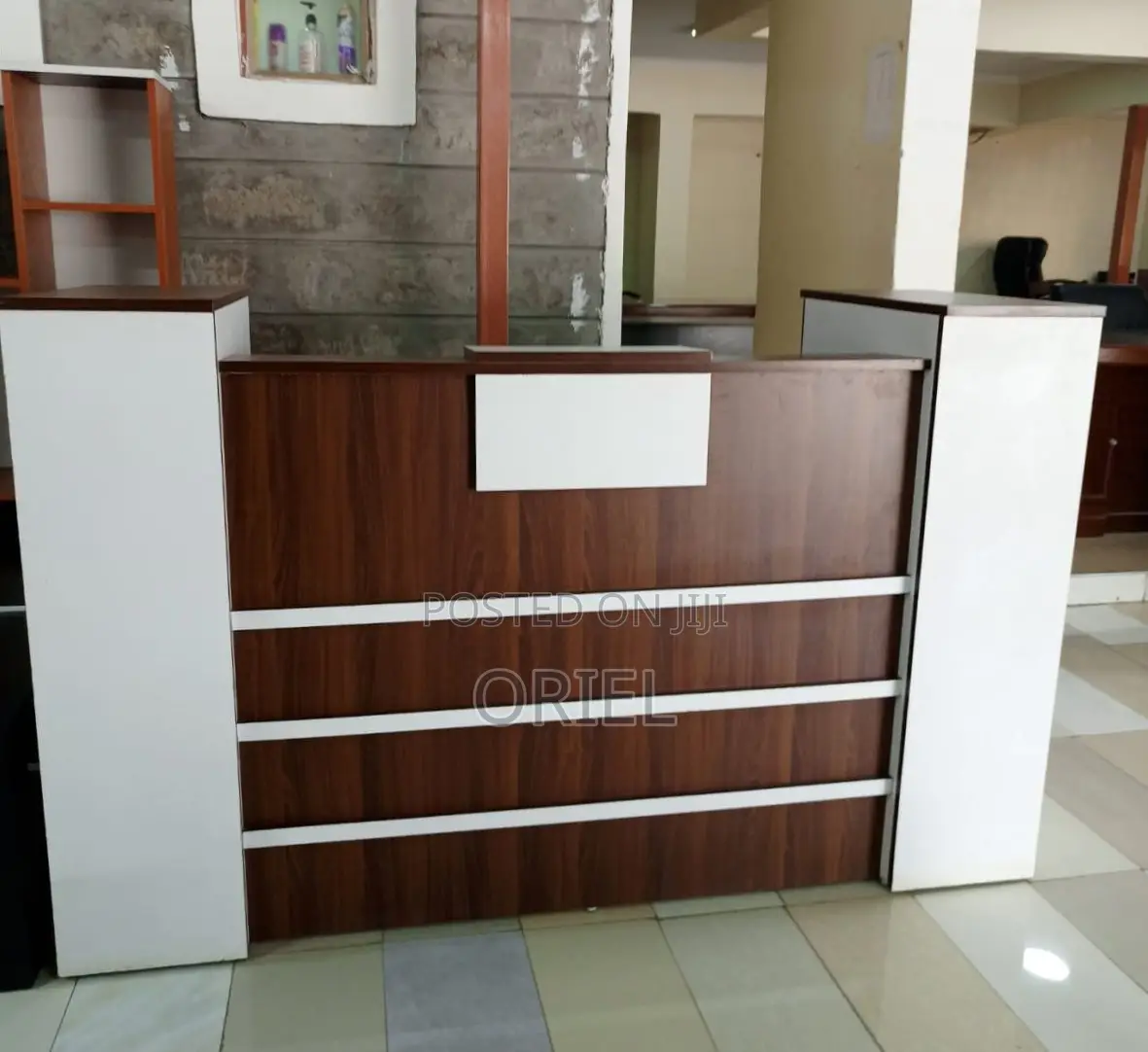 Office Reception Desk : 1600mm Customer Service Desk