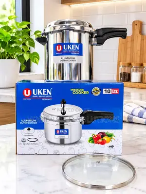 *Uken 10litres* Aluminium Pressure Cooker Single Handle
