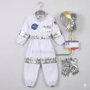 (3-12yrs) Deluxe Kids Rocket Spaceman Full Dressing Suit