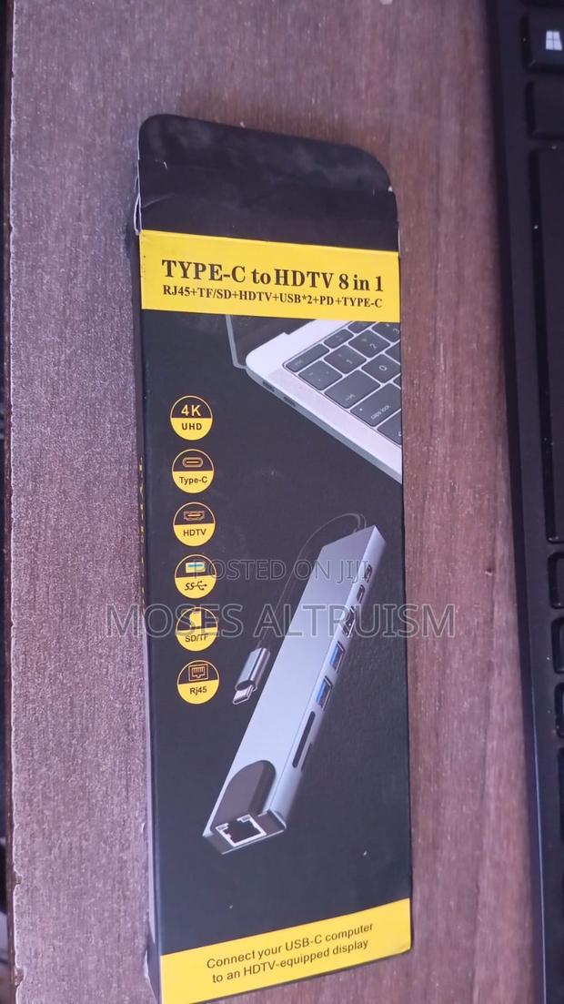 TYPE-C to HDTV 8 In1
