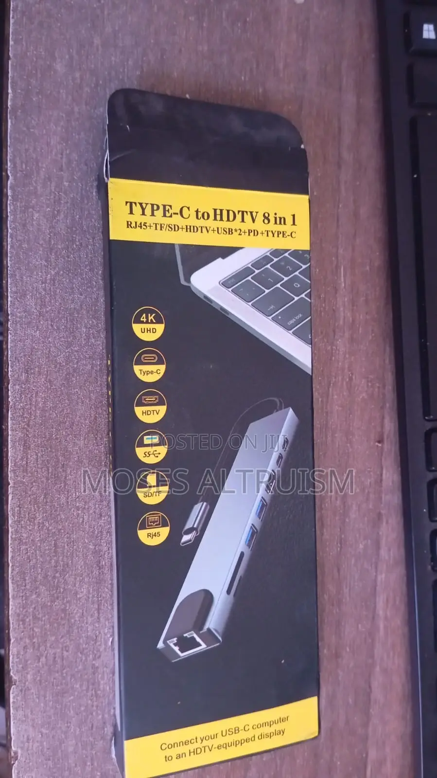 TYPE-C to HDTV 8 In1