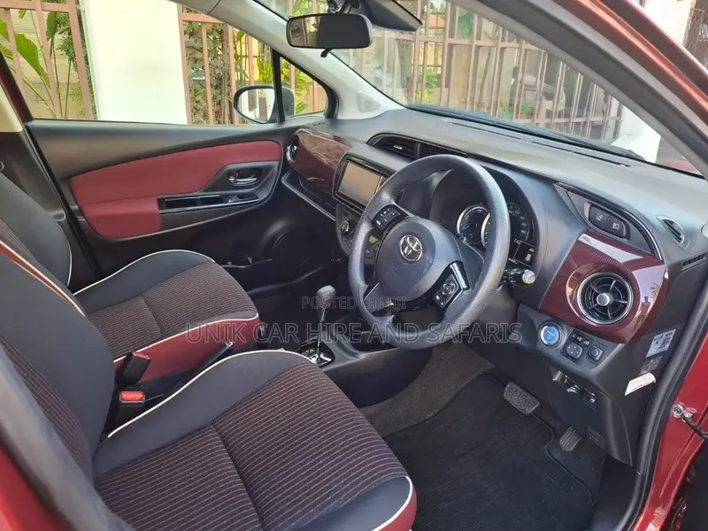 Toyota Vitz 1.5 FWD Hybrid 5dr 2019 Red