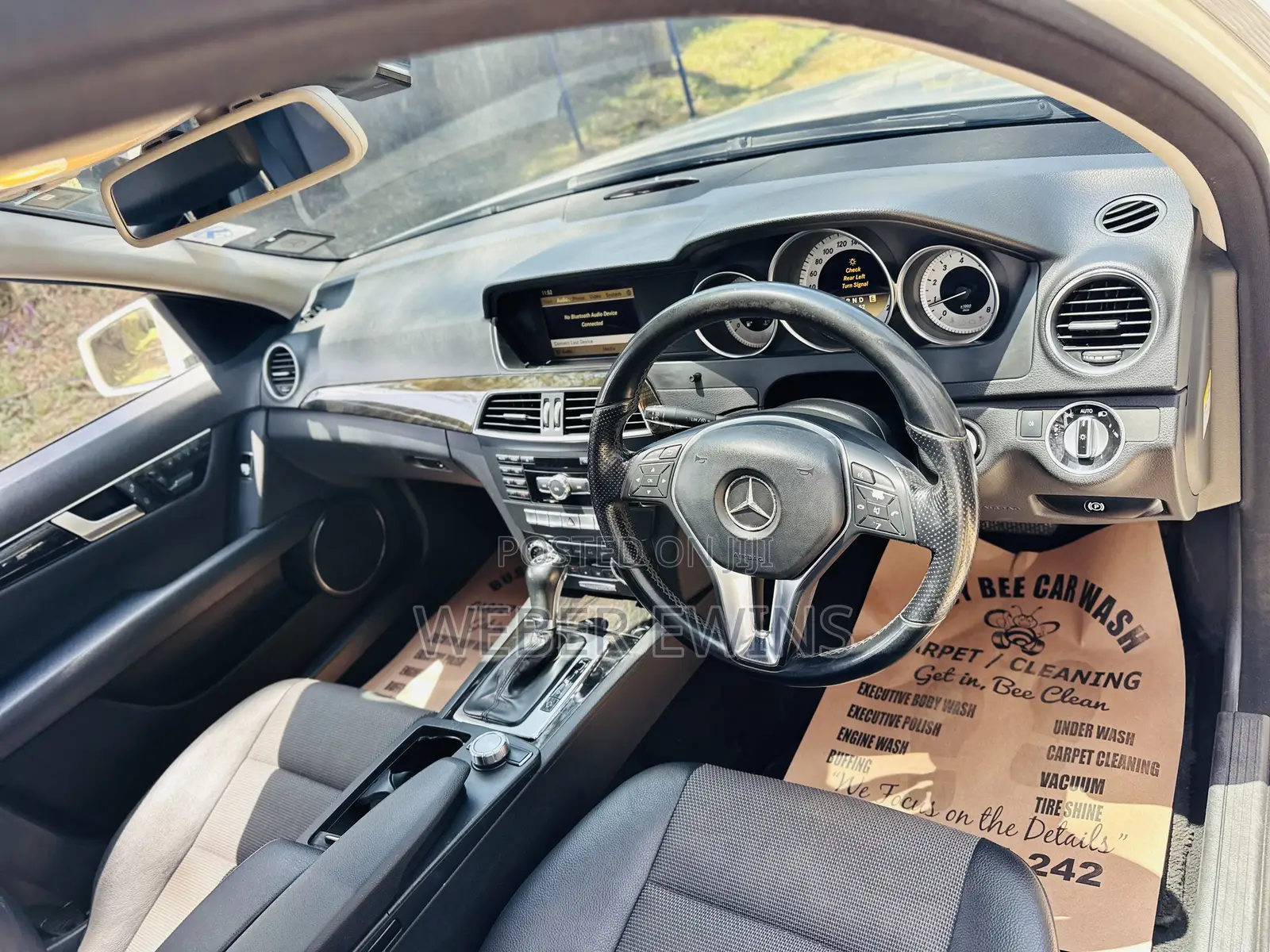 Mercedes-Benz C200 2011 White