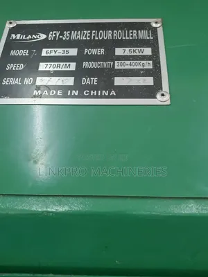 *Milano Italia Rollermill 10hp* -Mfm35 Maize Flour Roller Mill