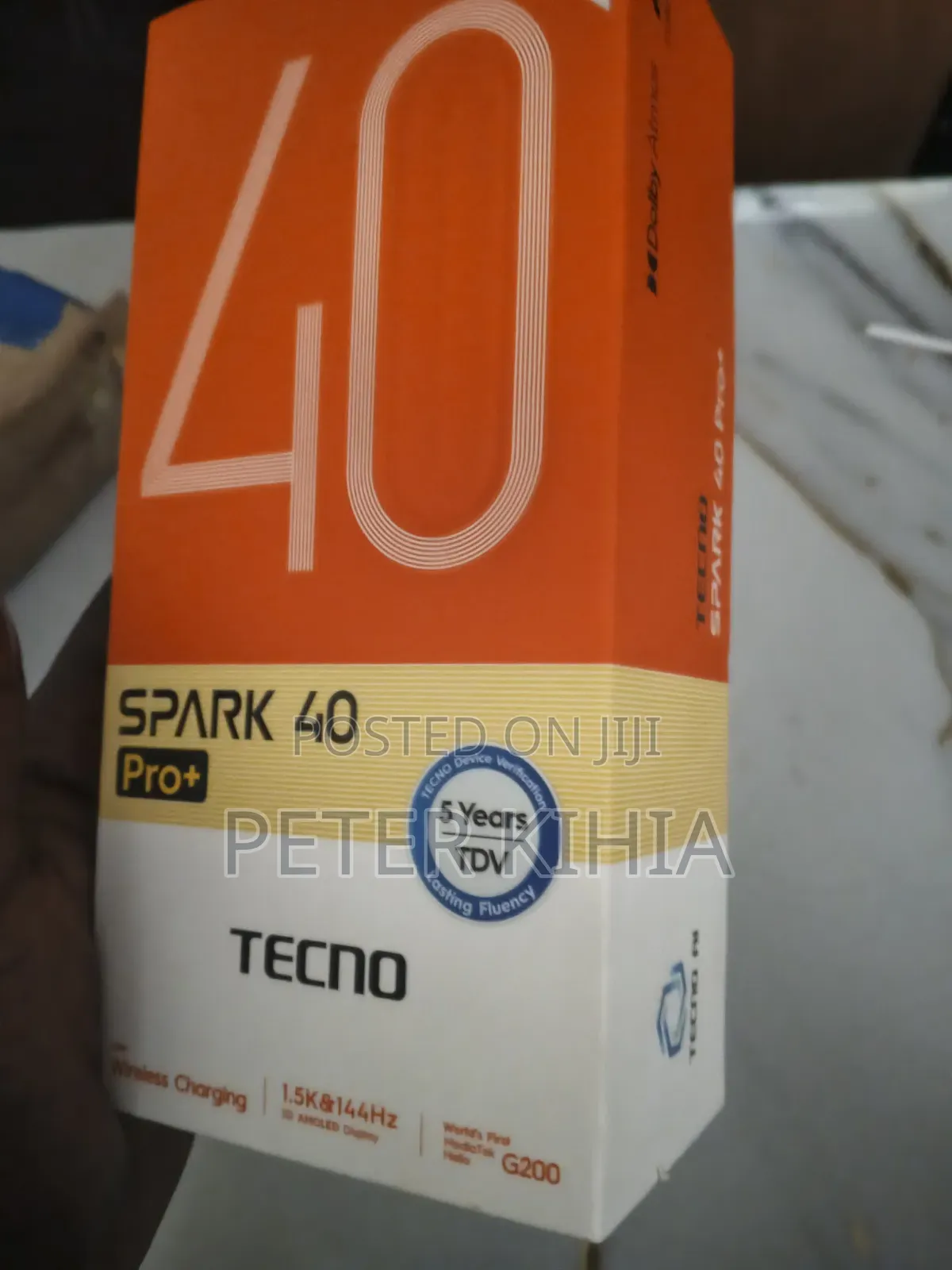 Tecno Spark 40 Pro+ 128 GB Black
