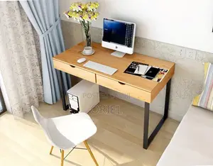 Office Desk : Study Desk With 2 Storage Compartments