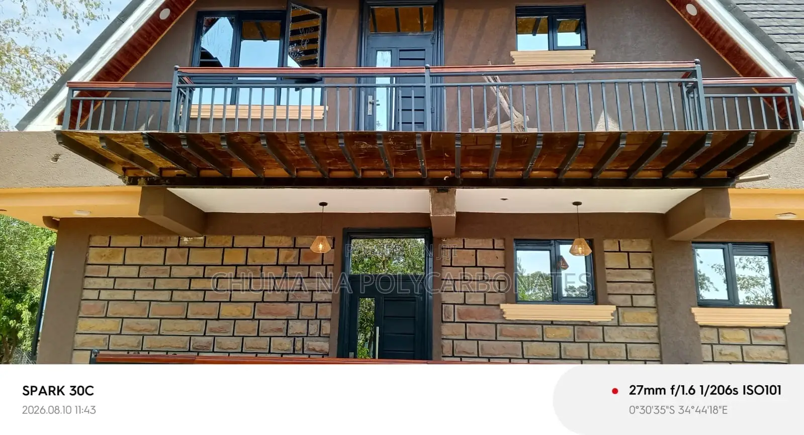 Solid Polycarbonate Installed