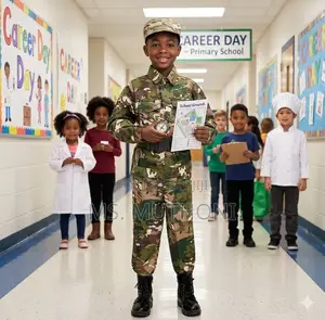 Career Day (4-12 Yrs ) Kids Army Soldier Costume Set